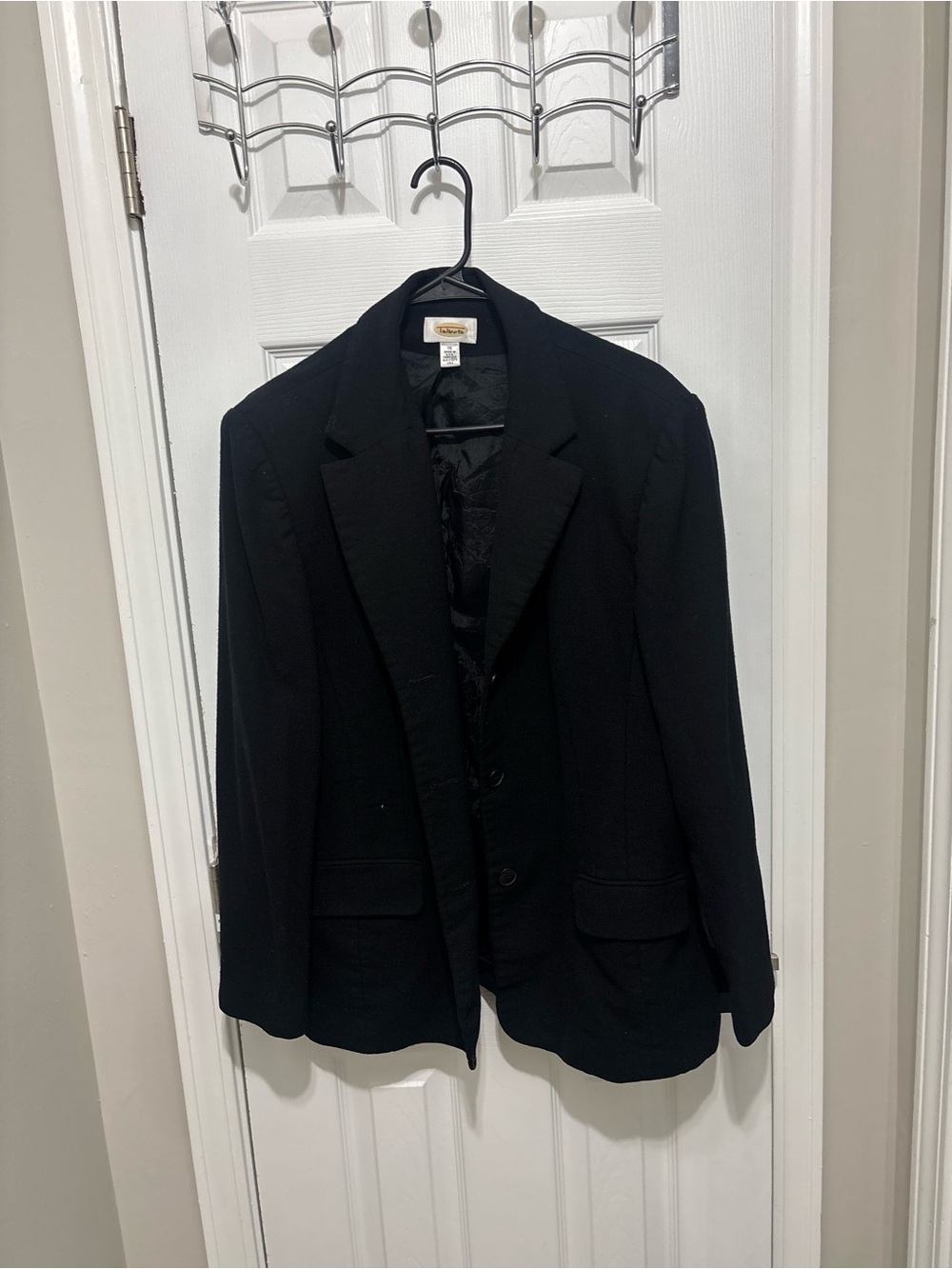 Talbots Black Men's Blazer - Classic Two-Button